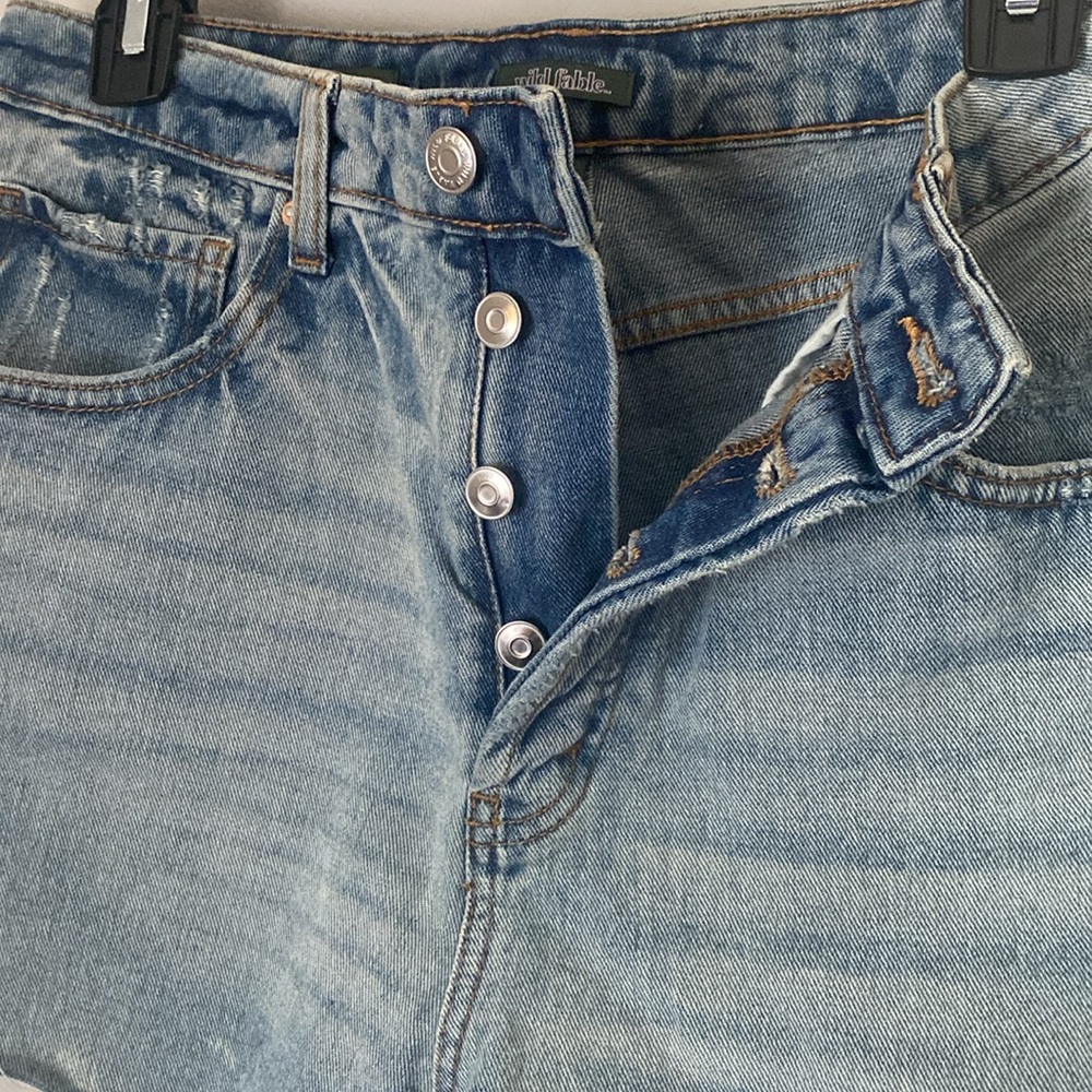 Wild Fable High Rise Jean Shorts - Picture 3 of 4